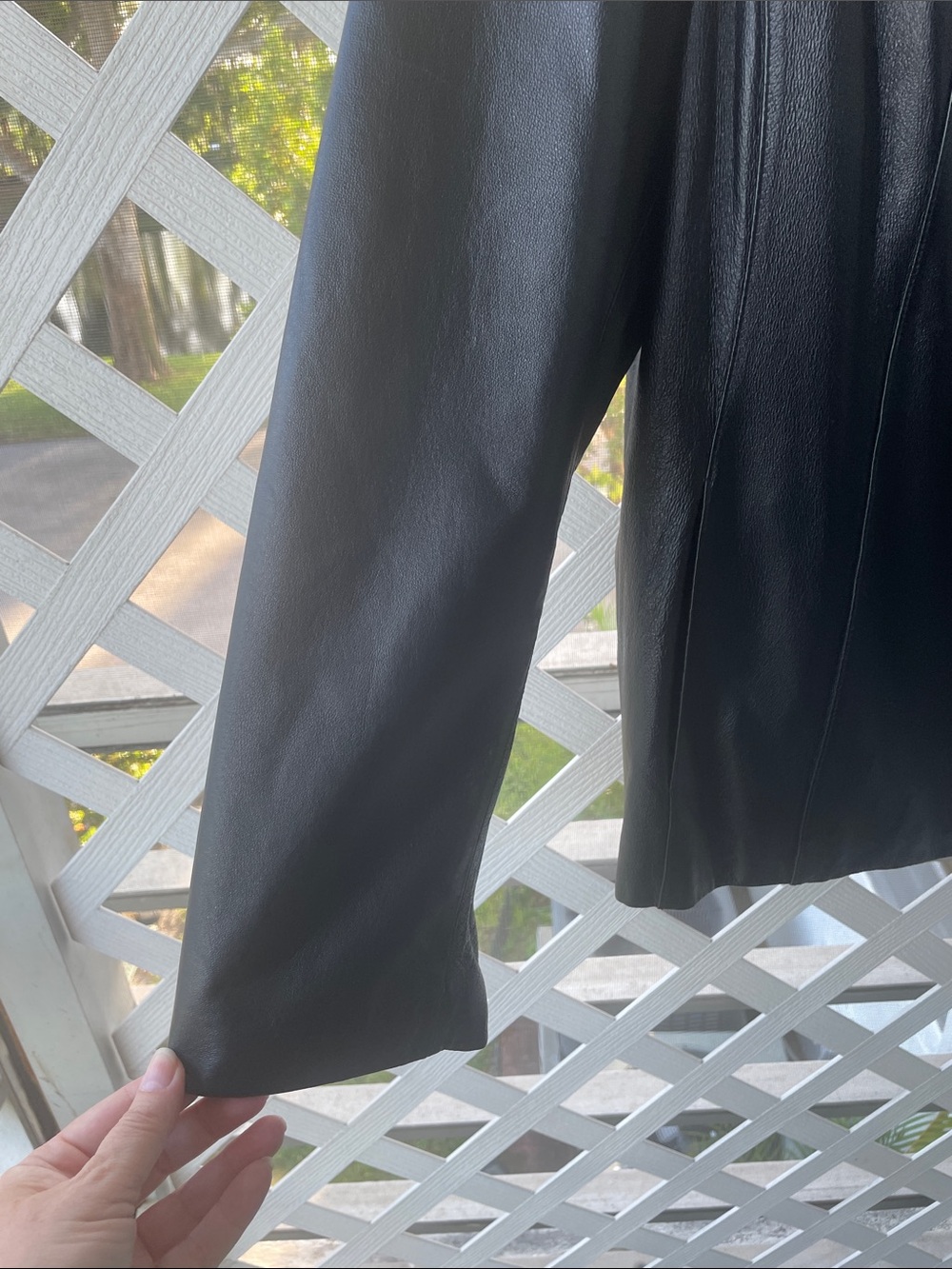 East 5th Vintage EUC Full Zip Leather Jacket - Picture 8 of 14